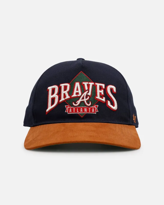 47 Brand Atlanta Braves 'Diamond' 47 Offside Snapback Navy sold by Culture Kings