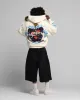 Loiter Hearts Zip Hoodie Off White sold by Culture Kings