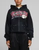 Loiter Fighter Zip Up Hoodie Washed Black sold by Culture Kings