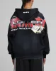 Loiter Fighter Zip Up Hoodie Washed Black sold by Culture Kings