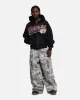Loiter Fighter Zip Up Hoodie Washed Black sold by Culture Kings