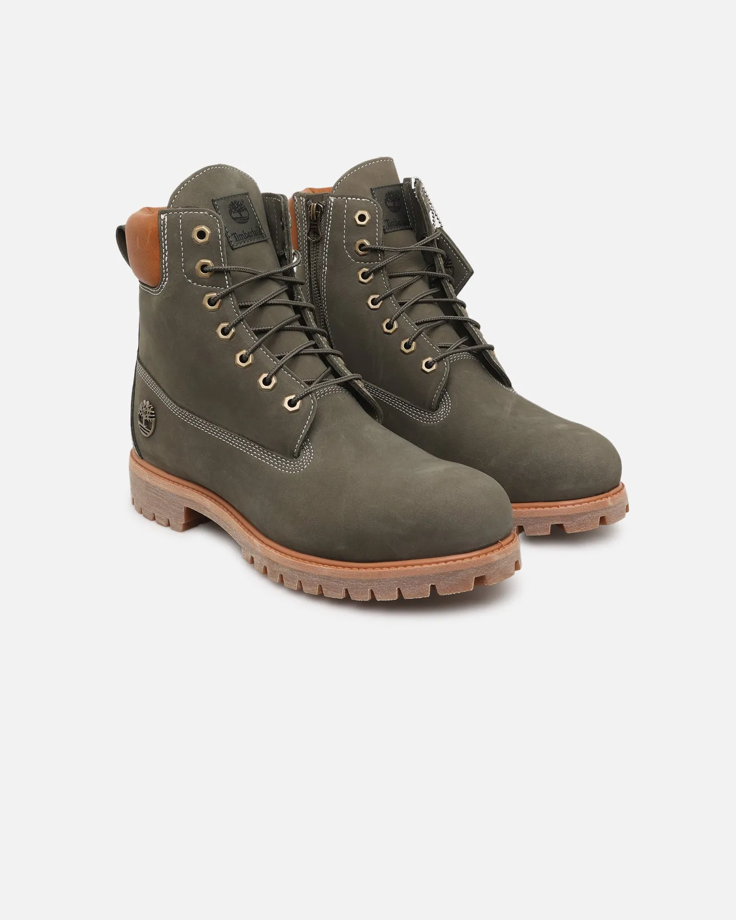 Timberland Timberland X Culture Kings 6" Premium Boot "Beef & Broccoli" Green/Brown sold by Culture Kings product image thumbnail 2