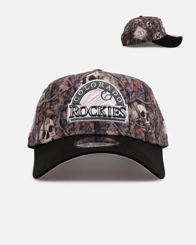 New Era Colorado Rockies 'Camo Skulls' 9FORTY A-Frame Snapback Camo sold by Culture Kings