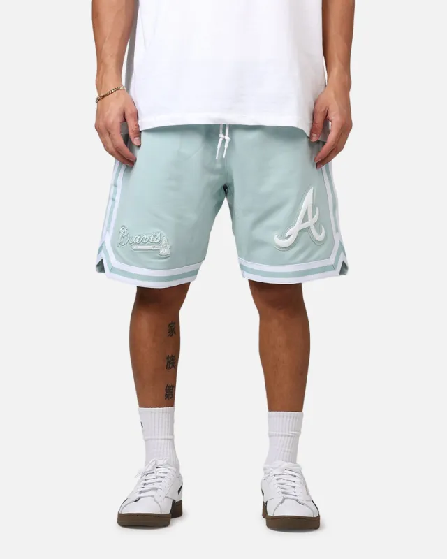 New Era Atlanta Braves 'Logo Select Mint' Shorts Mint/White sold by Culture Kings