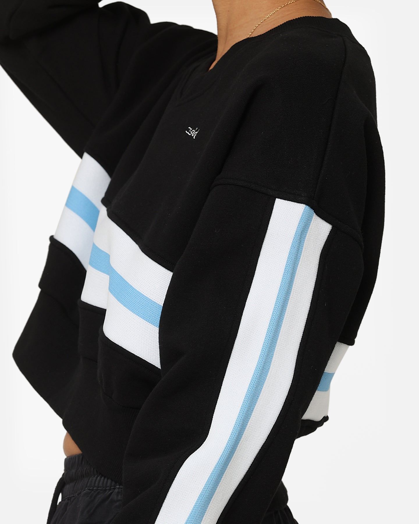 X-Girl Women's Panelled Sweat Top Black sold by Culture Kings product image thumbnail 7