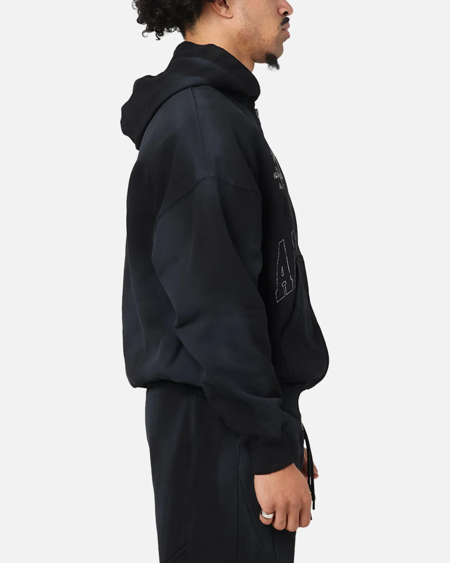 The Anti Order Post Season Zip Hoodie Sunfade Black sold by Culture Kings product image thumbnail 4