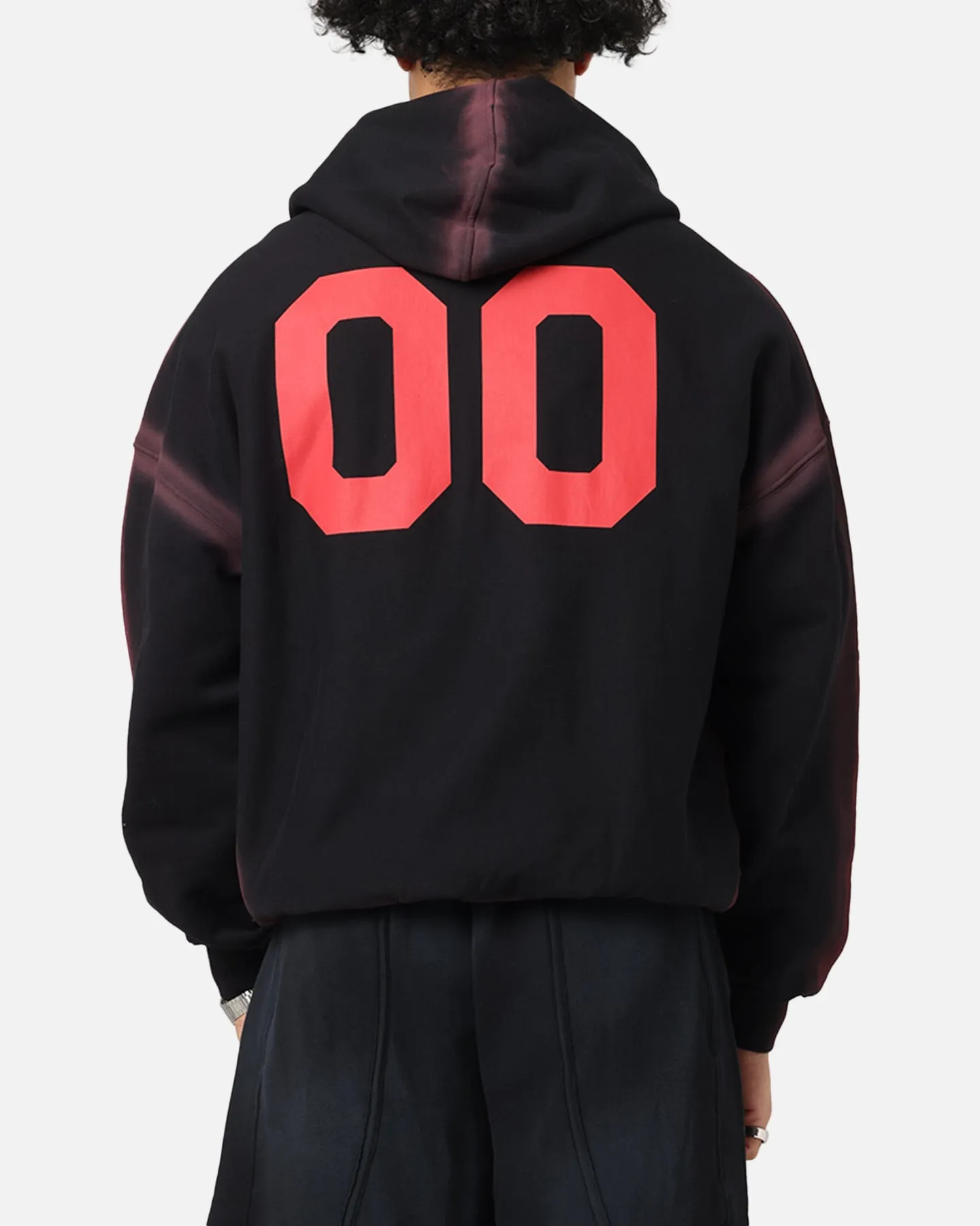 The Anti Order Mosh Boxy Hoodie Sunfade Black/Red sold by Culture Kings product image thumbnail 2