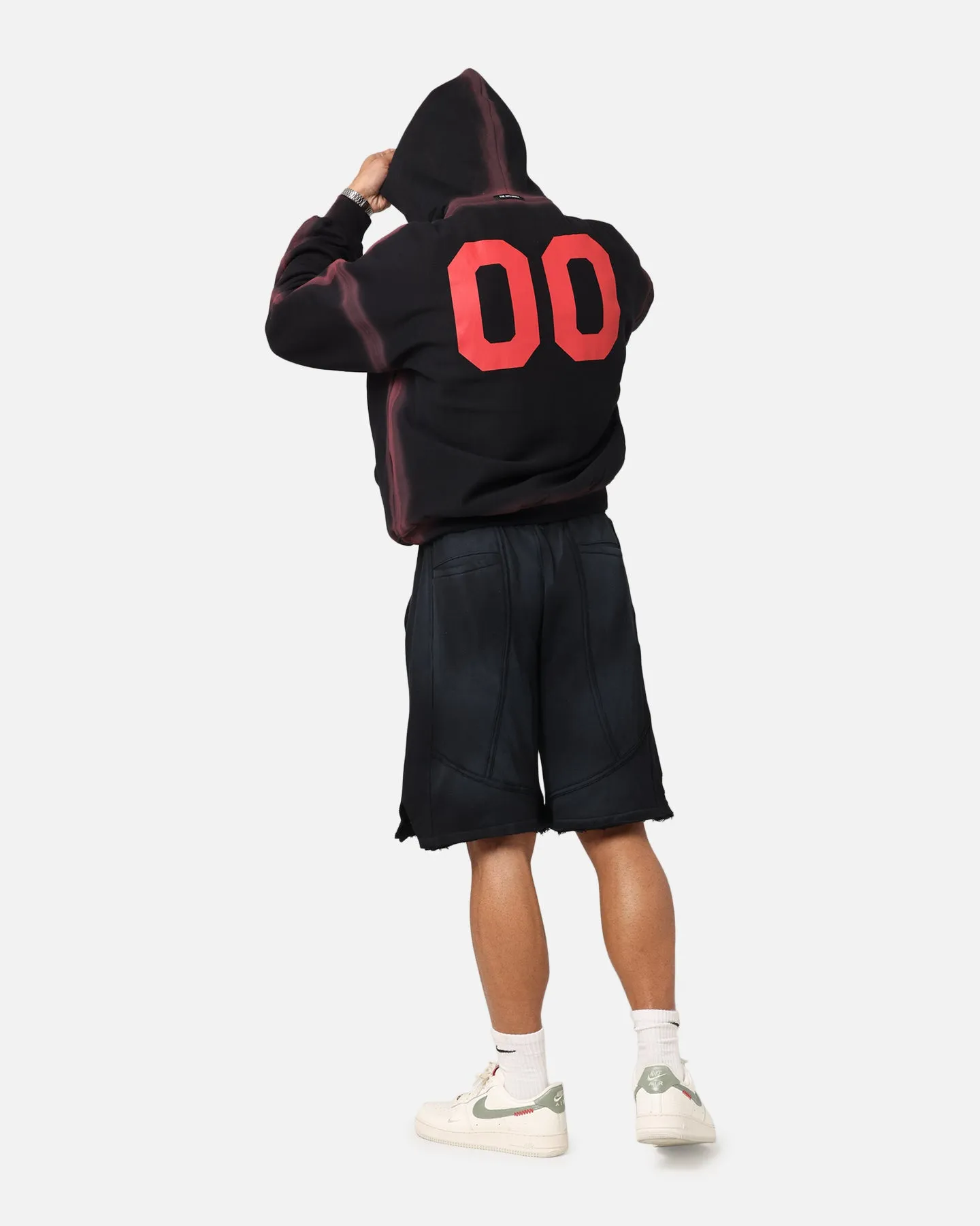 The Anti Order Mosh Boxy Hoodie Sunfade Black/Red sold by Culture Kings product image thumbnail 4