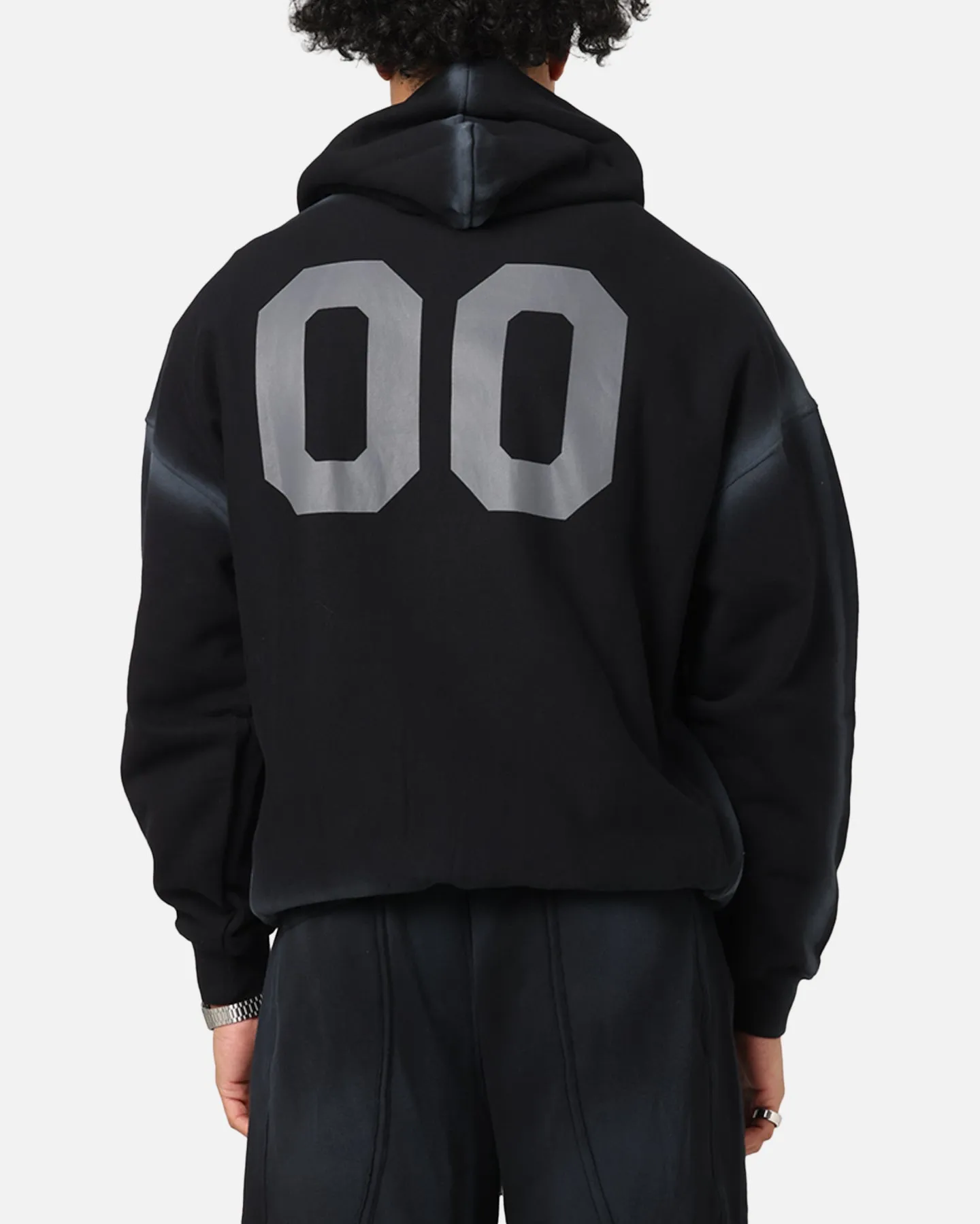 The Anti Order Mosh Boxy Hoodie Sunfade Black/Grey sold by Culture Kings product image thumbnail 2