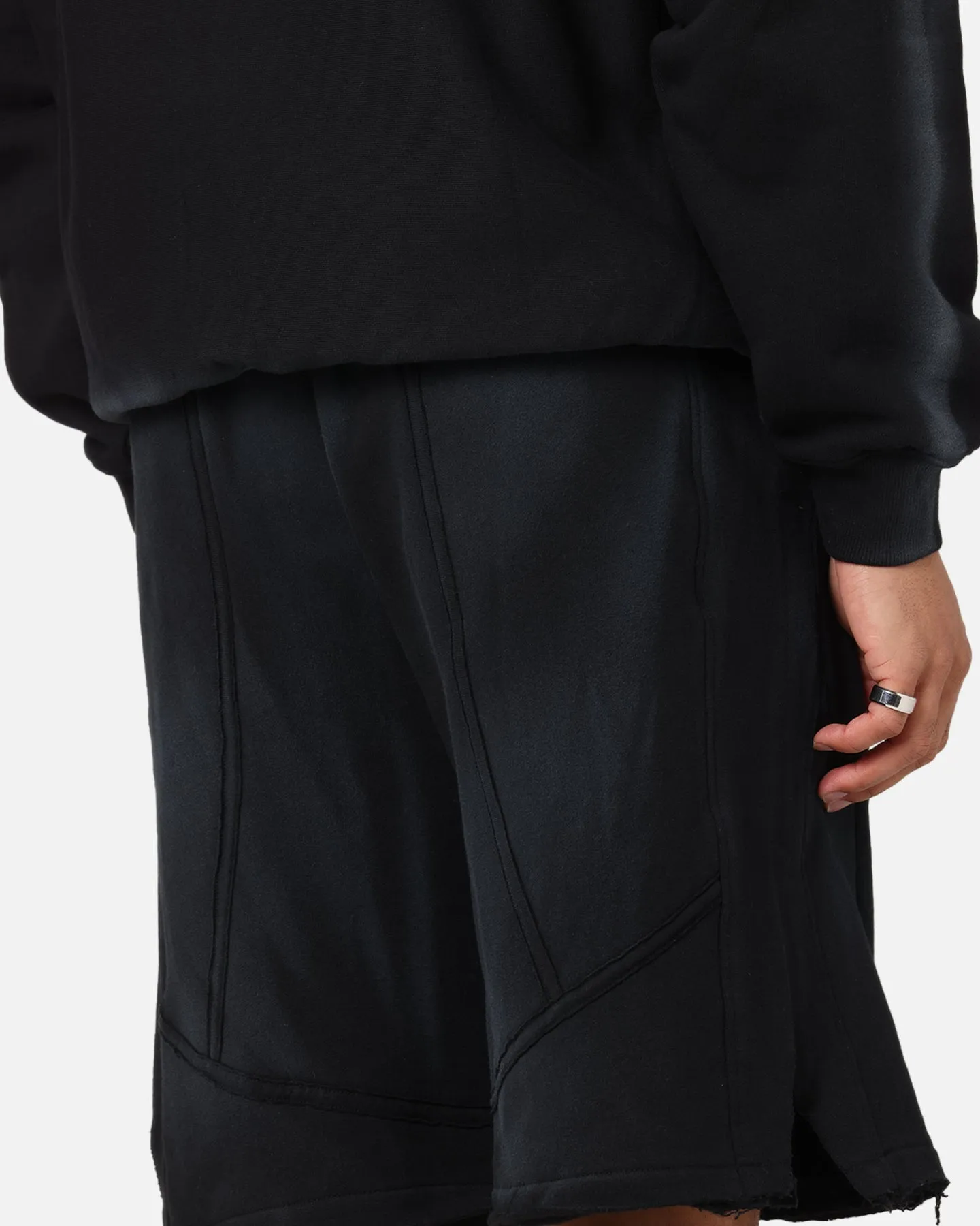 The Anti Order Apocalypse Sweat Shorts Sunfade Black sold by Culture Kings product image thumbnail 4