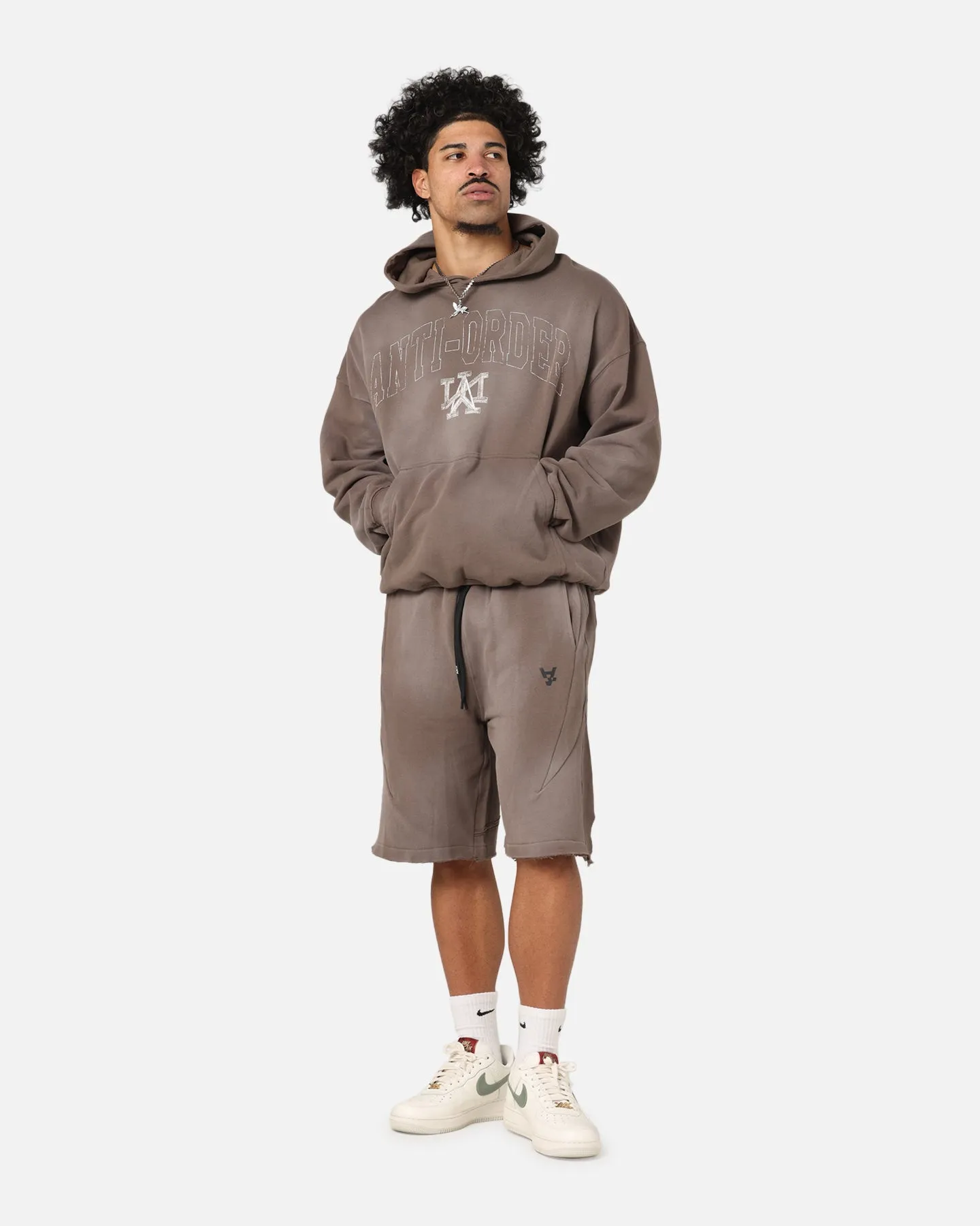 The Anti Order Apocalypse Sweat Shorts Sunfade Brown sold by Culture Kings product image thumbnail 2