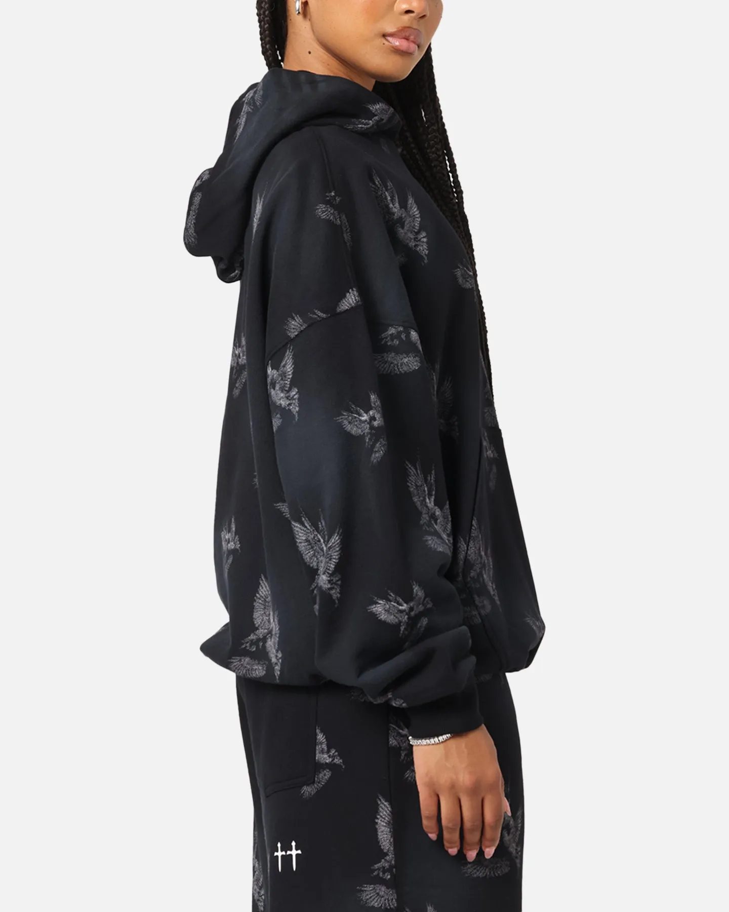 Saint Morta Doves Premium Hoodie Black sold by Culture Kings product image thumbnail 4