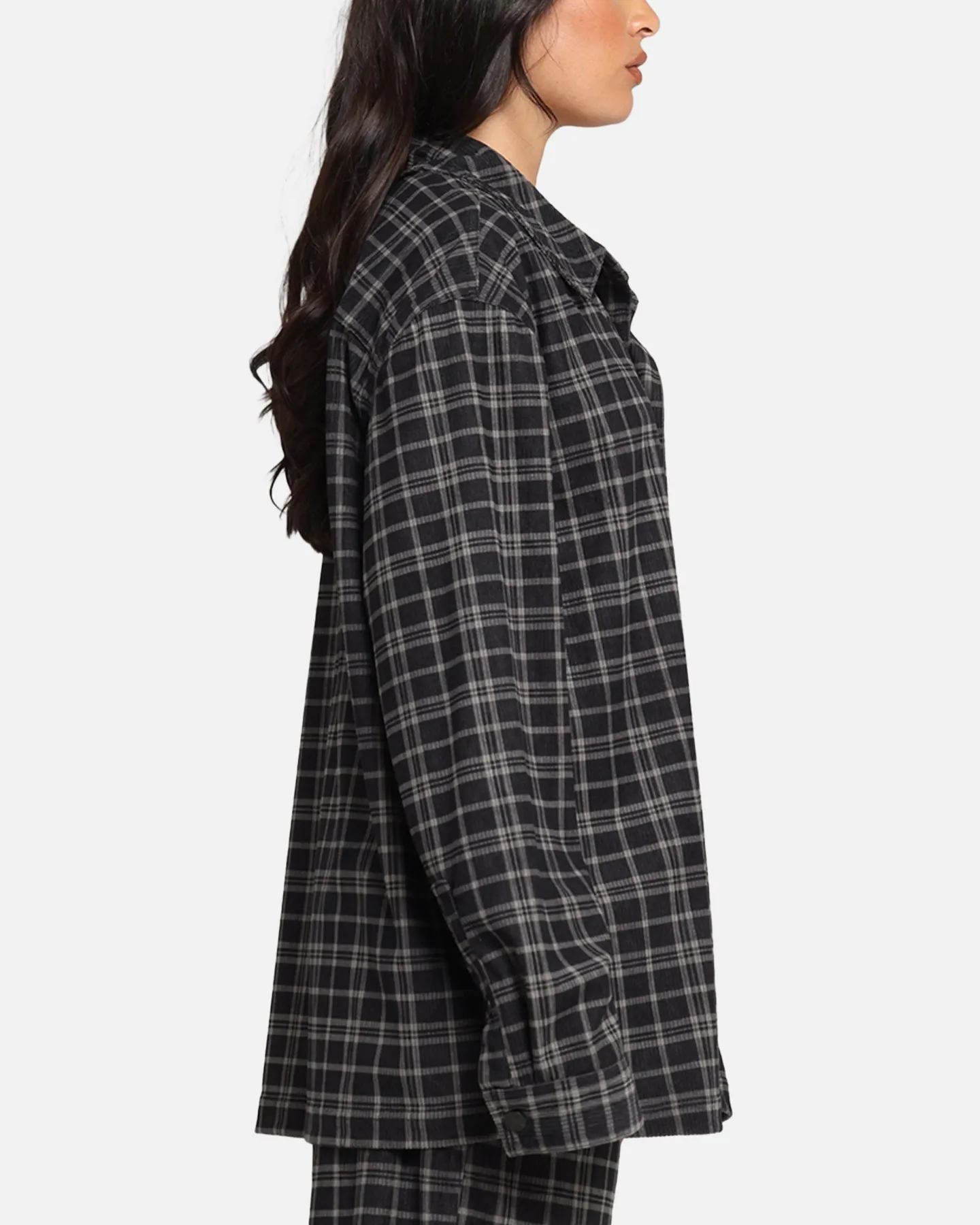 XXIII Plaid Corduroy Jacket Black/Grey sold by Culture Kings product image thumbnail 4