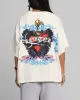 Loiter Hearts T-Shirt Off White sold by Culture Kings