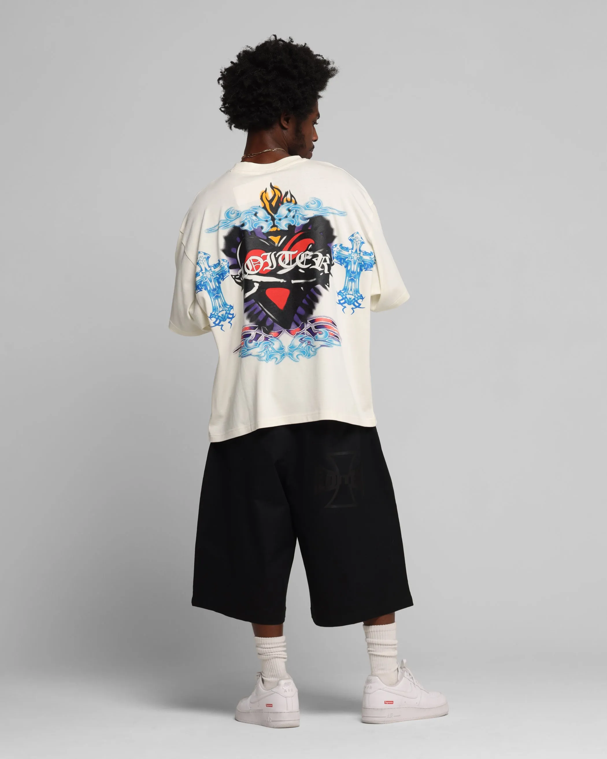 Loiter Hearts T-Shirt Off White sold by Culture Kings product image thumbnail 4