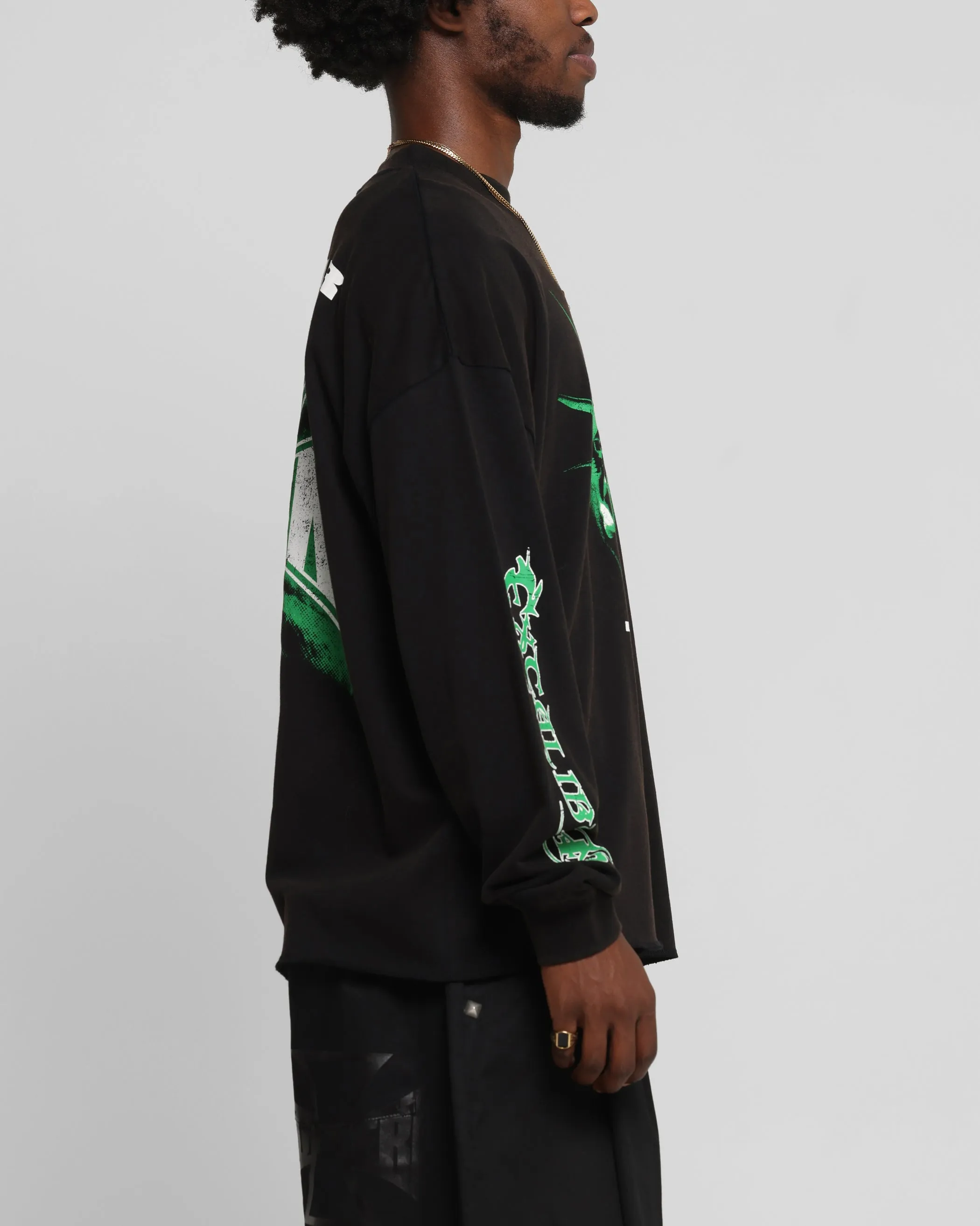 Loiter Liberty Long Sleeve T-Shirt Vintage Black sold by Culture Kings product image thumbnail 5