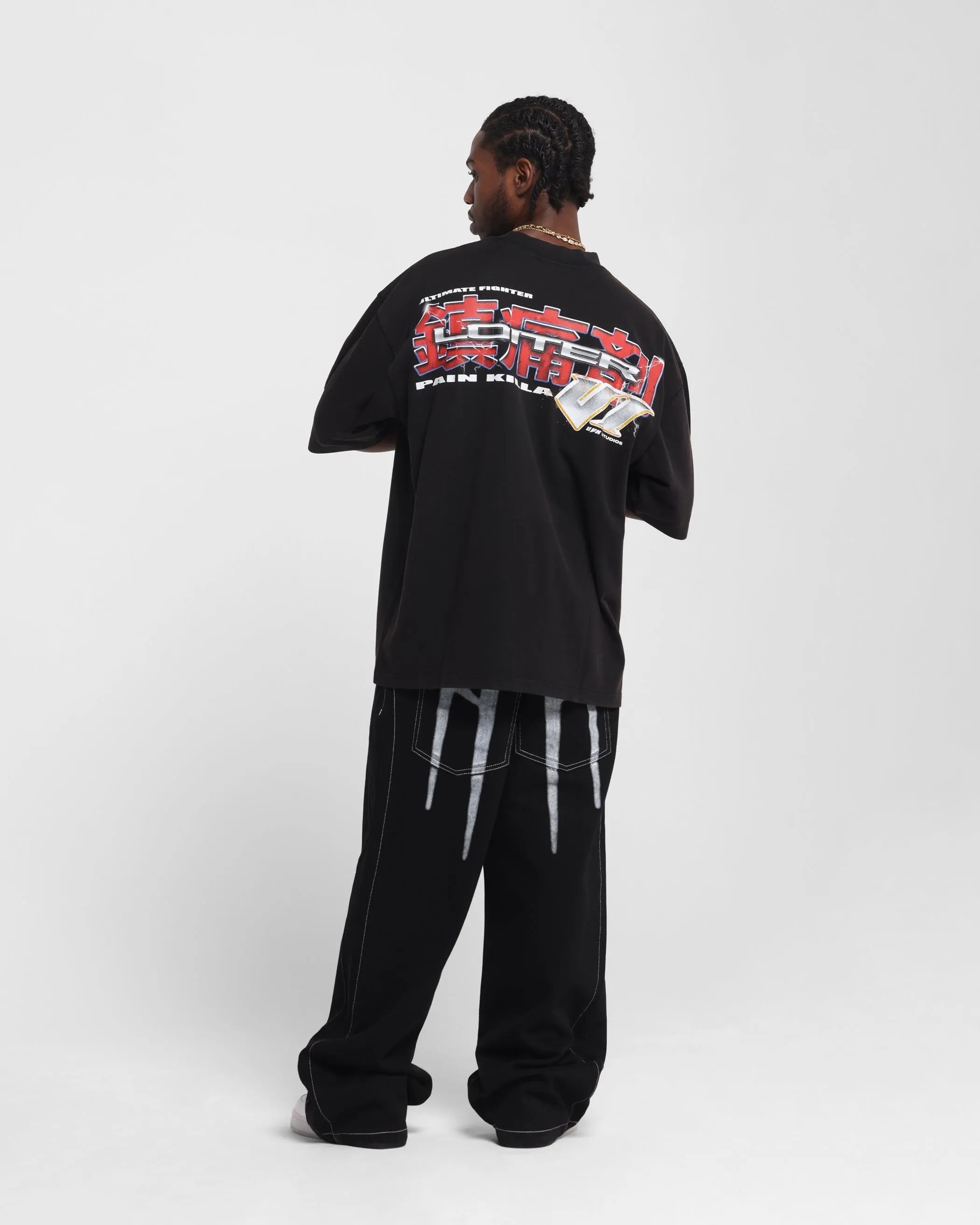 Loiter Fighter Vintage T-Shirt Vintage Black sold by Culture Kings product image thumbnail 4