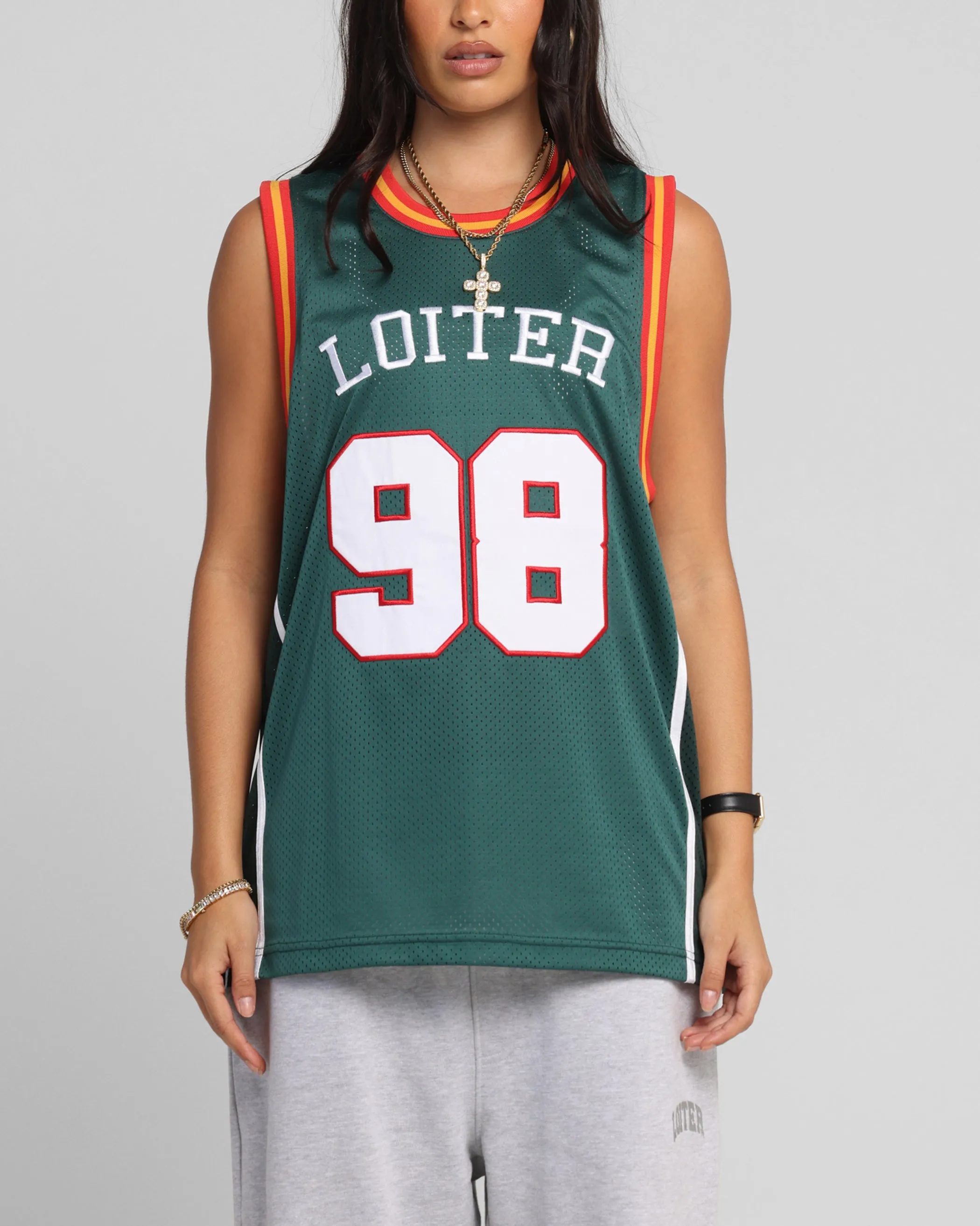 Loiter Midway Jersey Green sold by Culture Kings