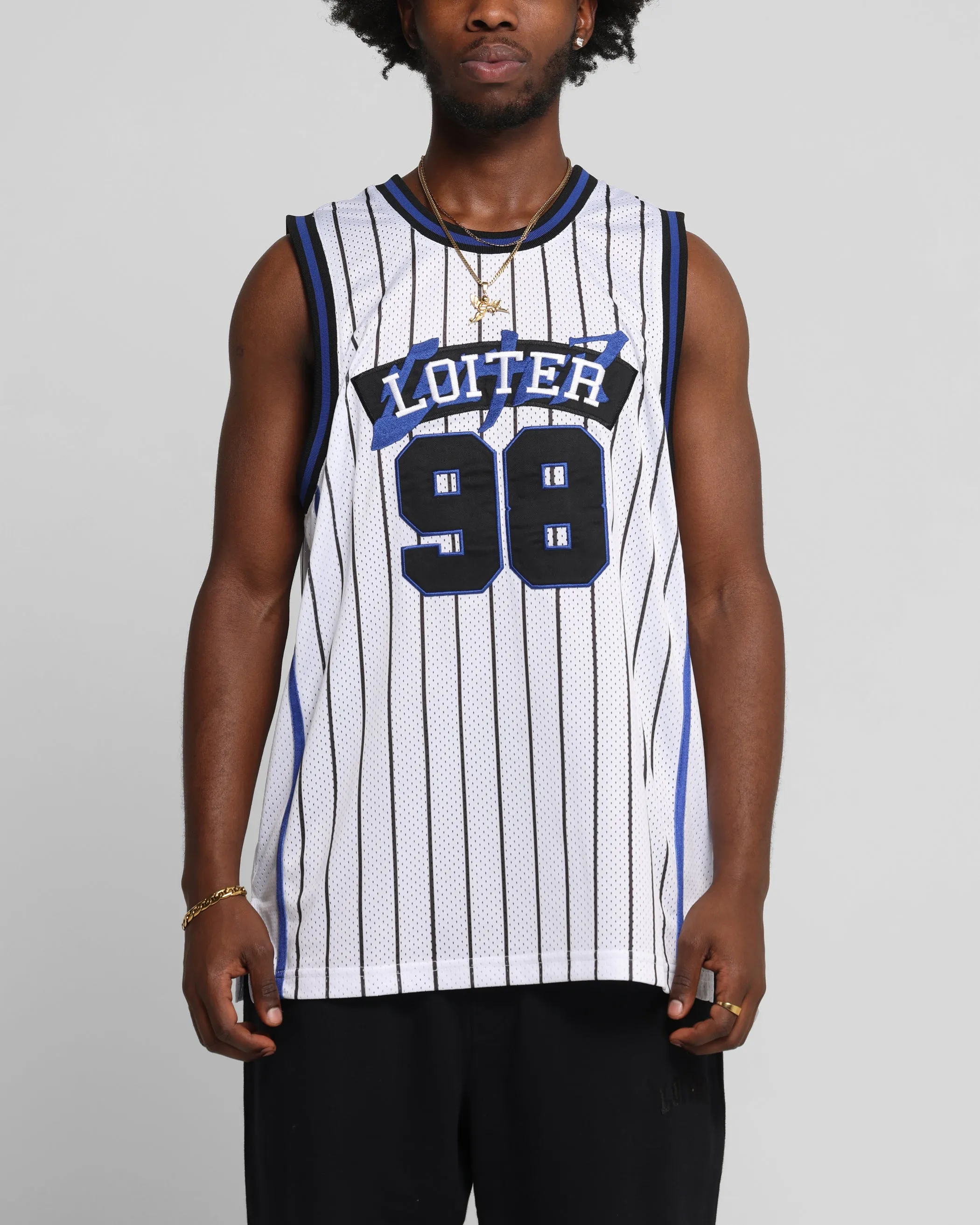 Loiter Midway Jersey White/Blue sold by Culture Kings