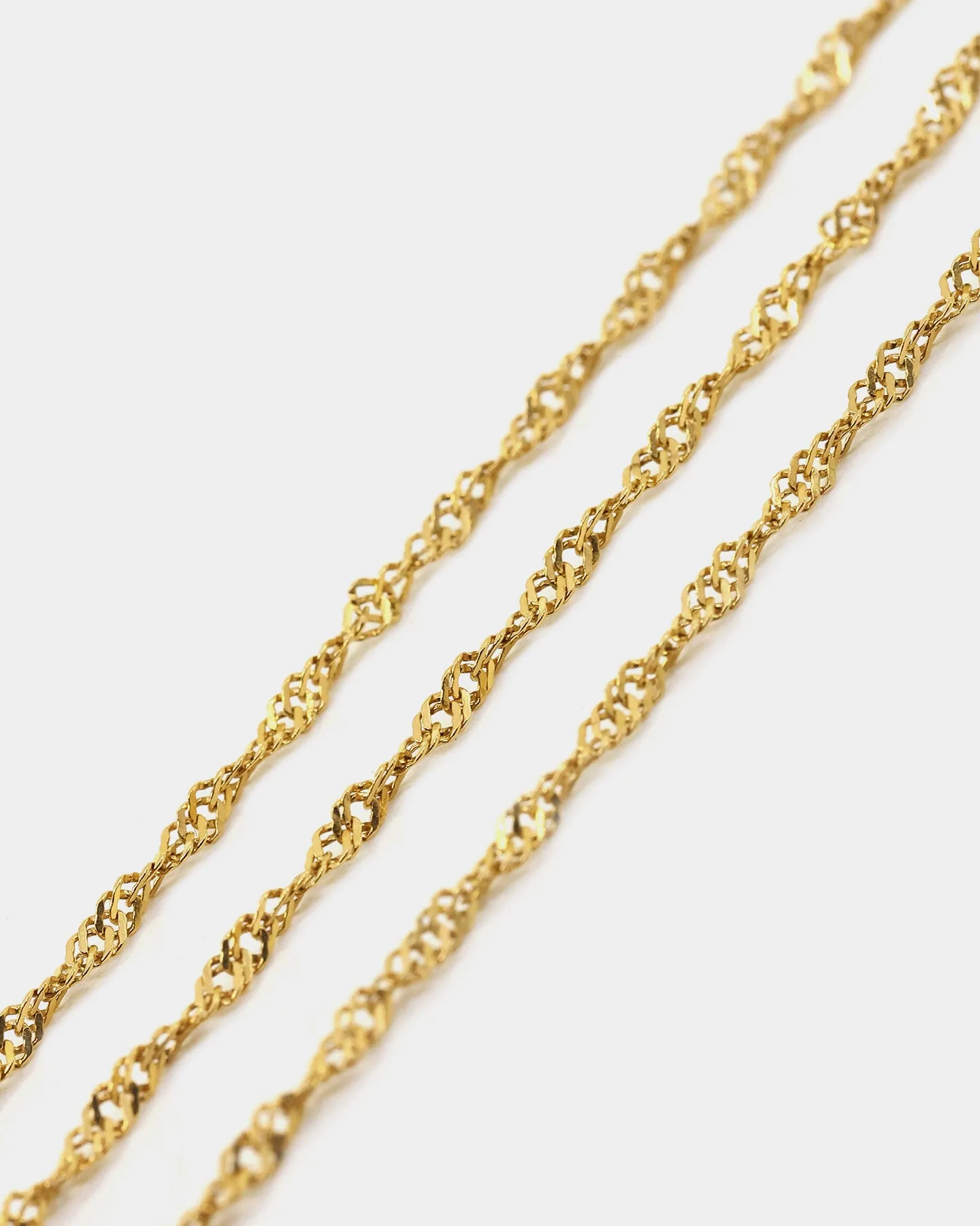 Raising Hell Women's Customisable Twist Necklace Gold sold by Culture Kings product image thumbnail 5