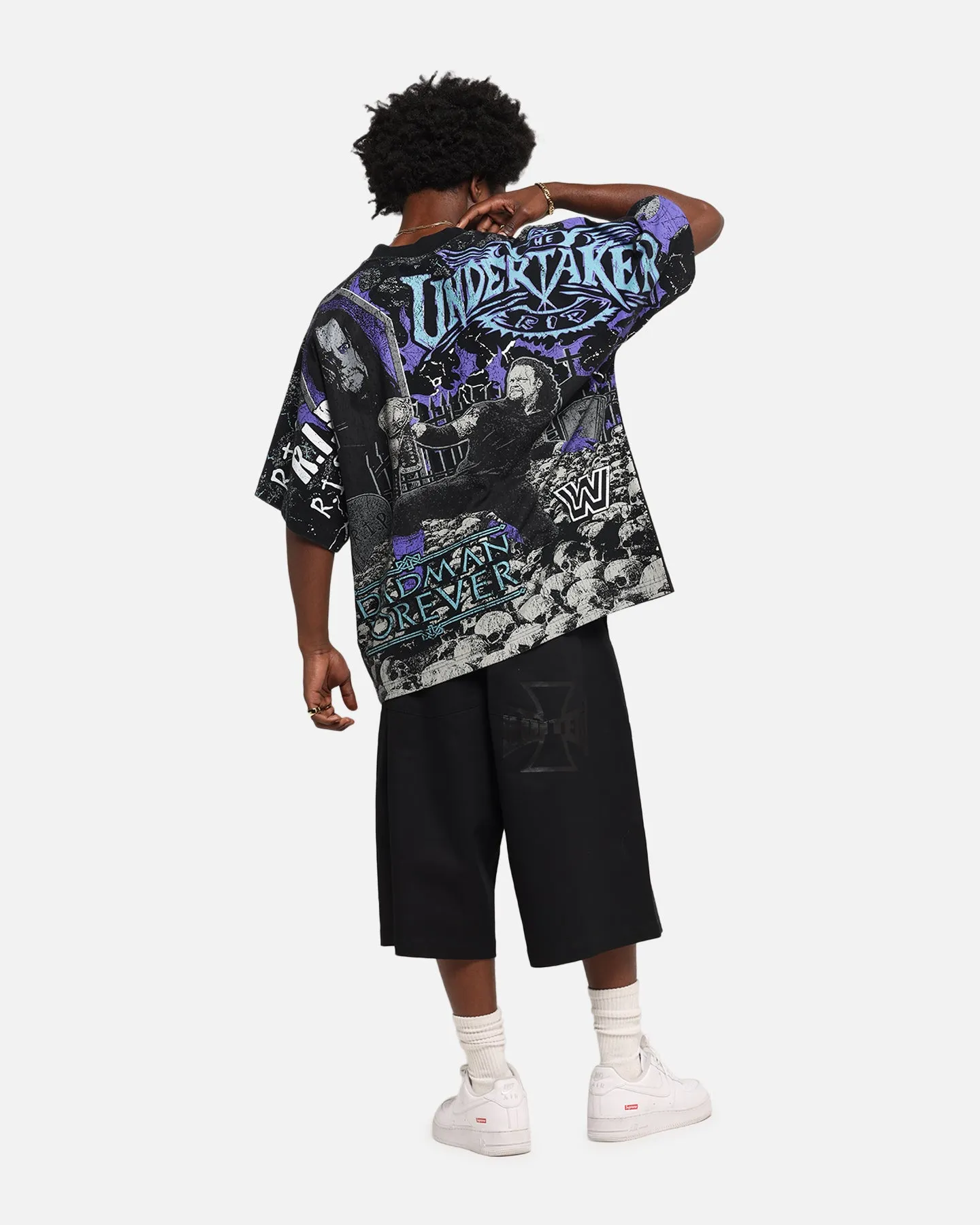 Culture Kings X WWE Undertaker All Over Print T-Shirt Black sold by Culture Kings product image thumbnail 4