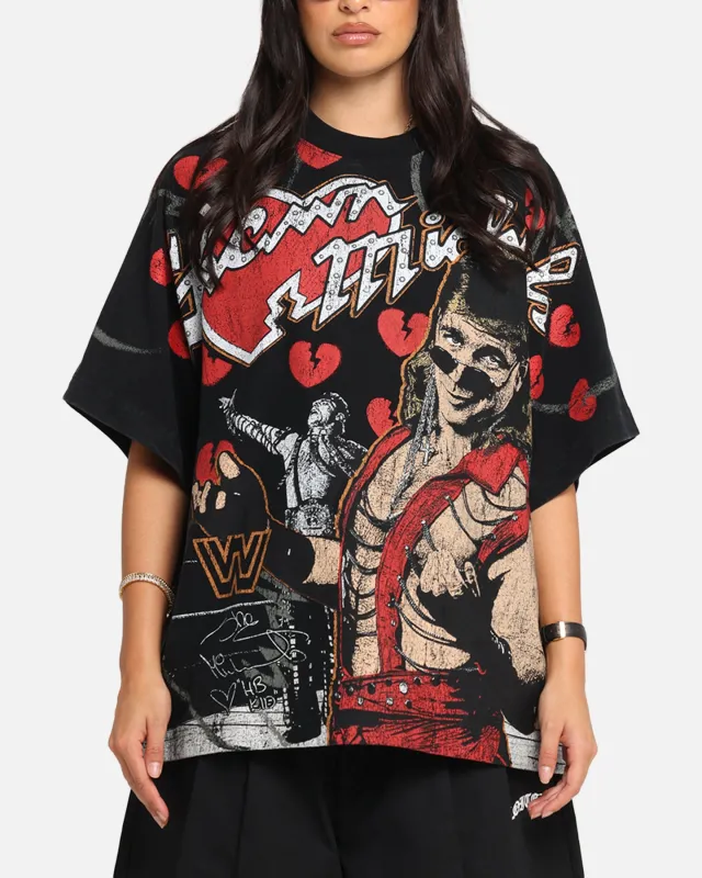 Culture Kings X WWE Shawn Michaels All Over Print T-Shirt Black sold by Culture Kings