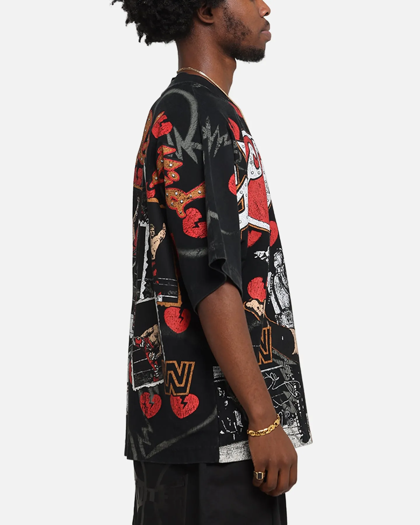 Culture Kings X WWE Shawn Michaels All Over Print T-Shirt Black sold by Culture Kings product image thumbnail 5