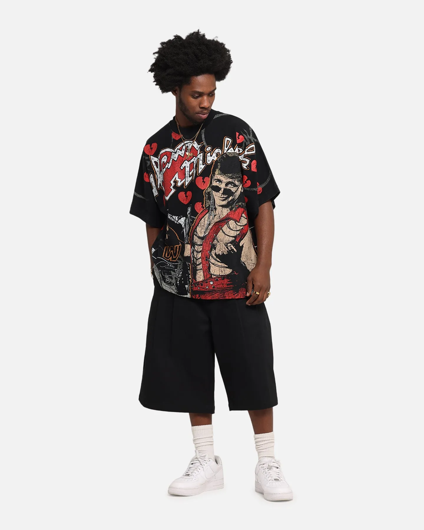 Culture Kings X WWE Shawn Michaels All Over Print T-Shirt Black sold by Culture Kings product image thumbnail 3