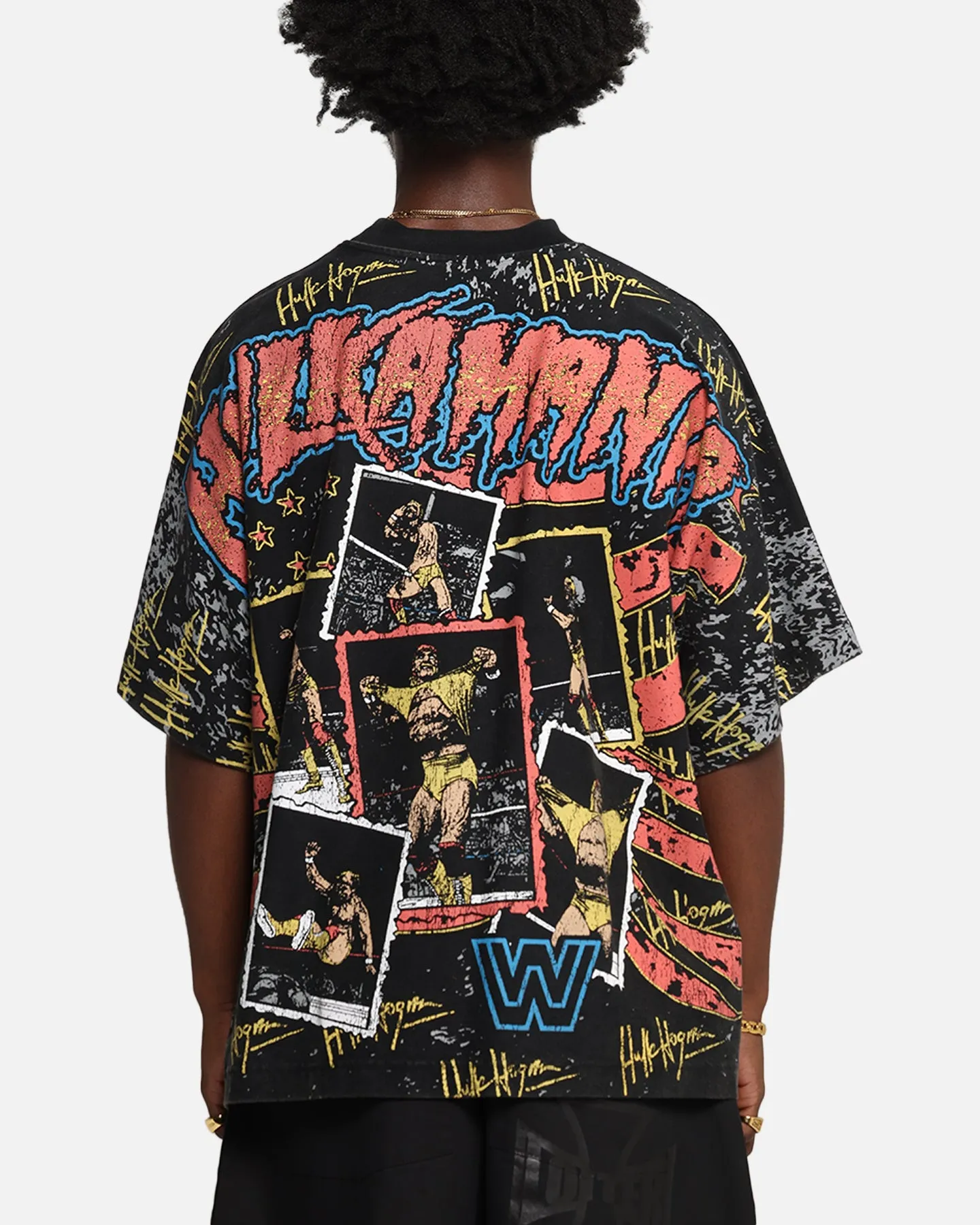 Culture Kings X WWE Hulk Hogan All Over Print T-Shirt Black sold by Culture Kings product image thumbnail 2