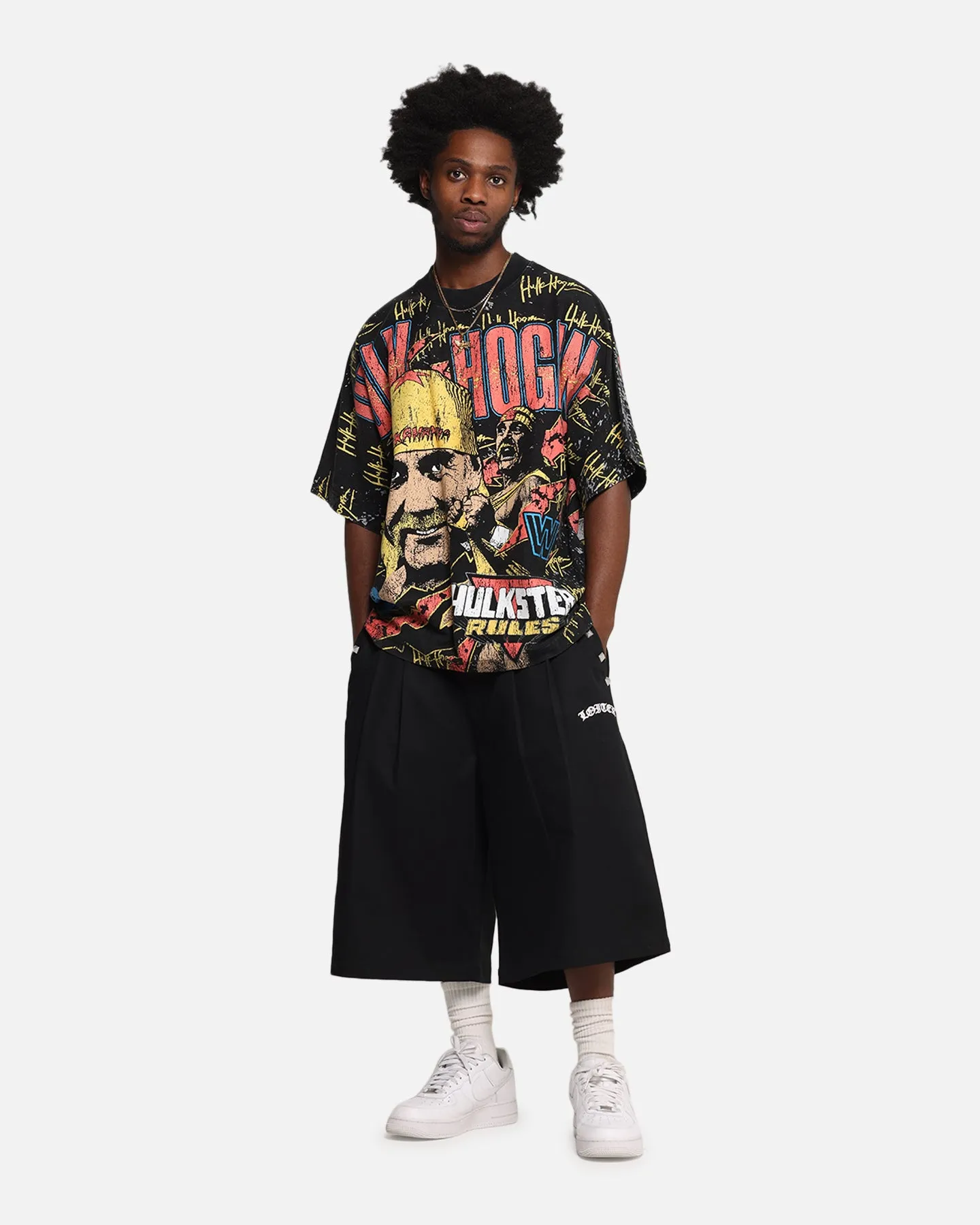 Culture Kings X WWE Hulk Hogan All Over Print T-Shirt Black sold by Culture Kings product image thumbnail 3