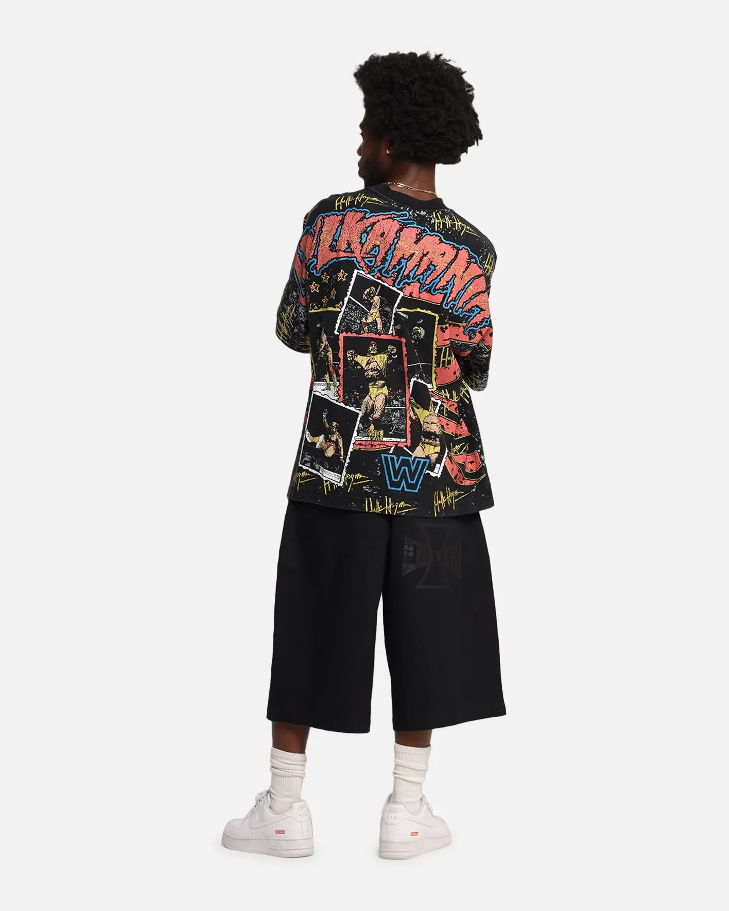 Culture Kings X WWE Hulk Hogan All Over Print T-Shirt Black sold by Culture Kings product image thumbnail 4