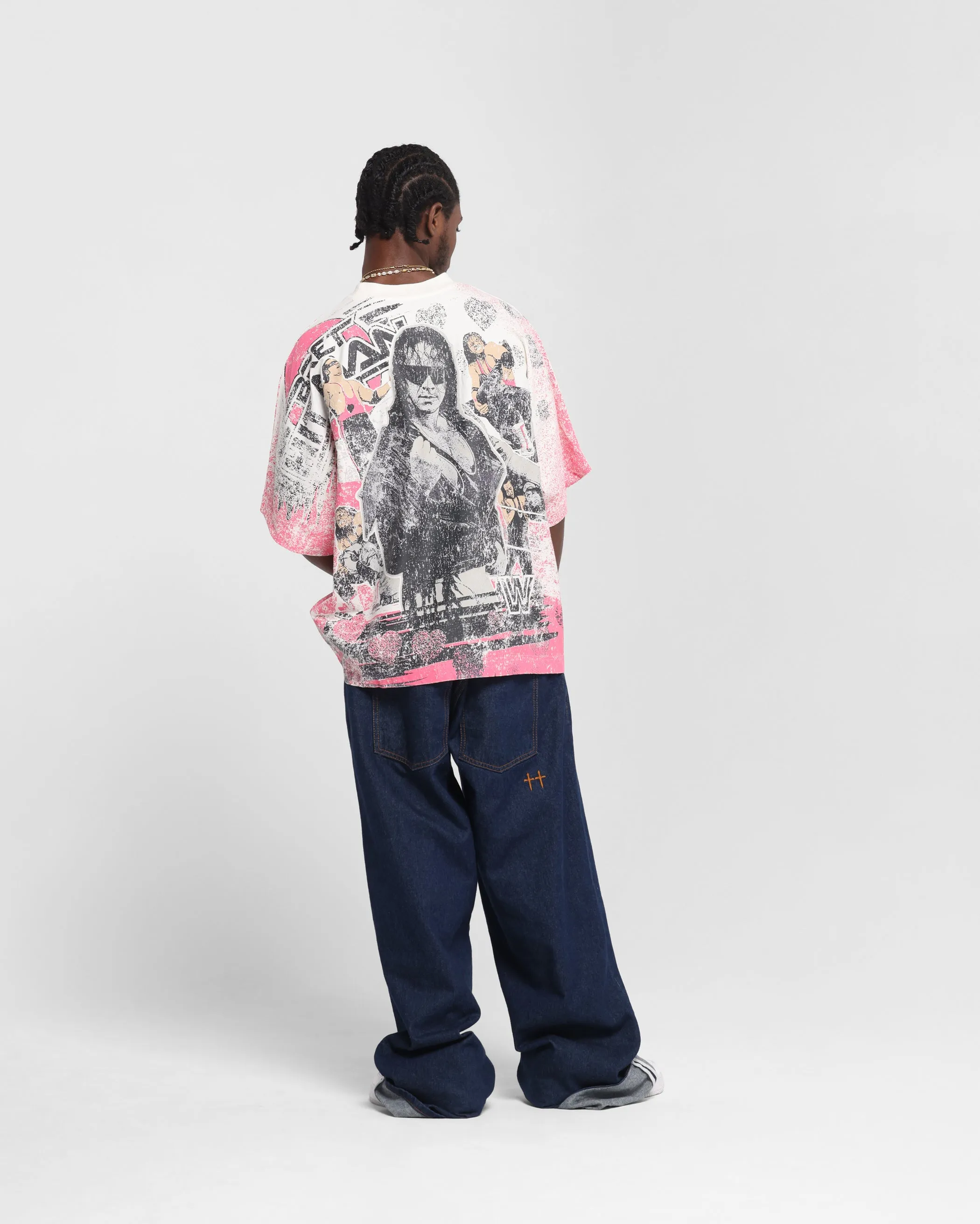 Culture Kings X WWE Bret 'The Hit Man' Hart All Over Print T-Shirt White sold by Culture Kings product image thumbnail 4