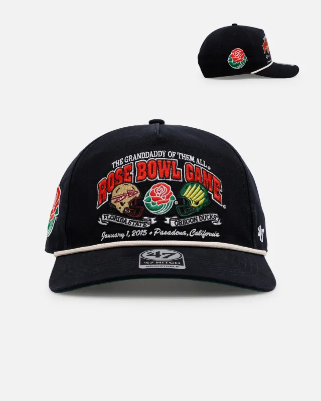 47 Brand Oregon Ducks Vs. Florida State Seminoles 'Vintage Bowl Game 2.0' 2015 Rose Bowl Hitch Snapback Vintage Black sold by Culture Kings