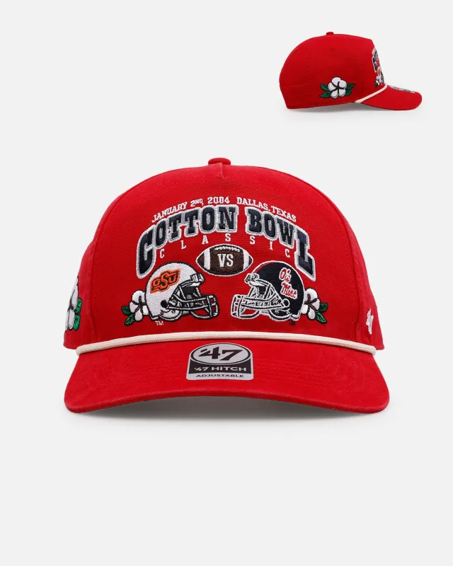 47 Brand Oklahoma State Cowboys Vs. Ole Miss Rebels 'Vintage Bowl Game 2.0' 2004 Cotton Bowl Hitch Snapback Vintage Red sold by Culture Kings