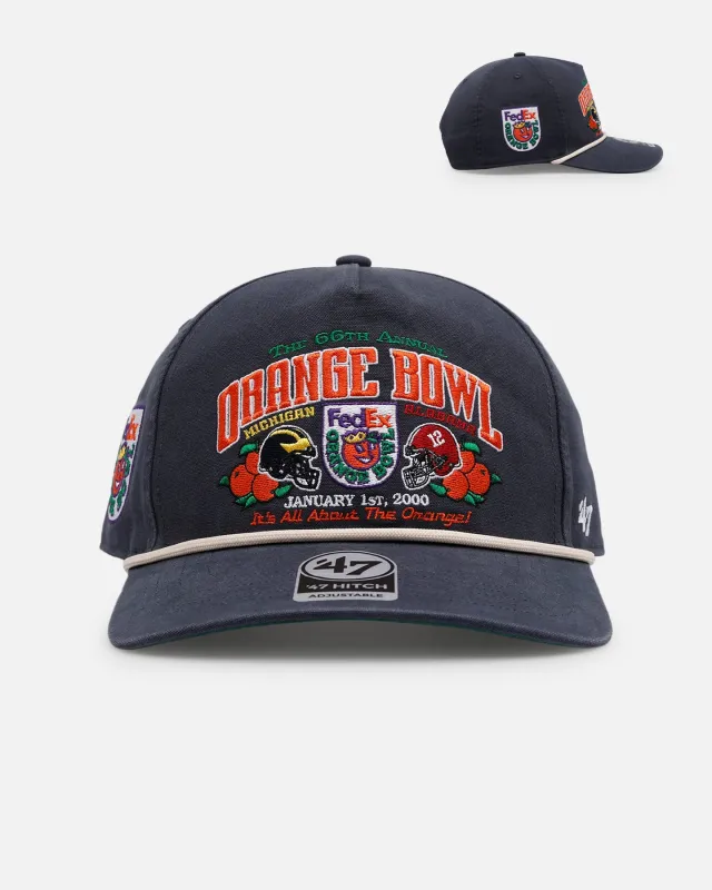 47 Brand Michigan Wolverines Vs. Alabama Crimson Tide 'Vintage Bowl Game 2.0' 2000 Orange Bowl Hitch Snapback Vintage Navy sold by Culture Kings