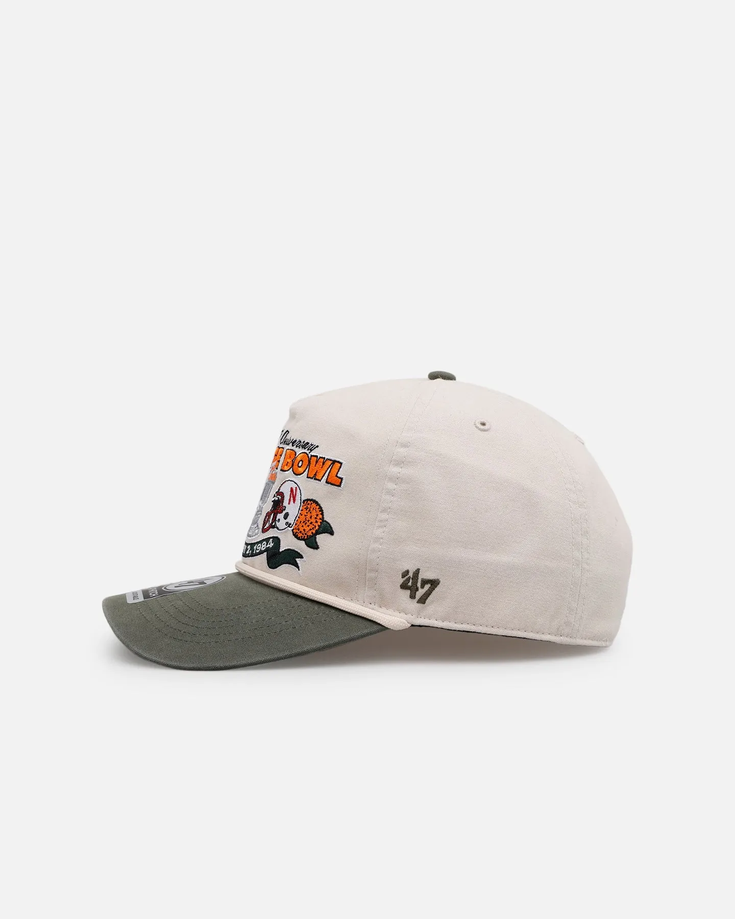 47 Brand Nebraska Cornhuskers Vs. Miami Hurricanes 'Vintage Bowl Game 2.0' 1984 Orange Bowl Hitch Snapback Bone sold by Culture Kings product image thumbnail 4