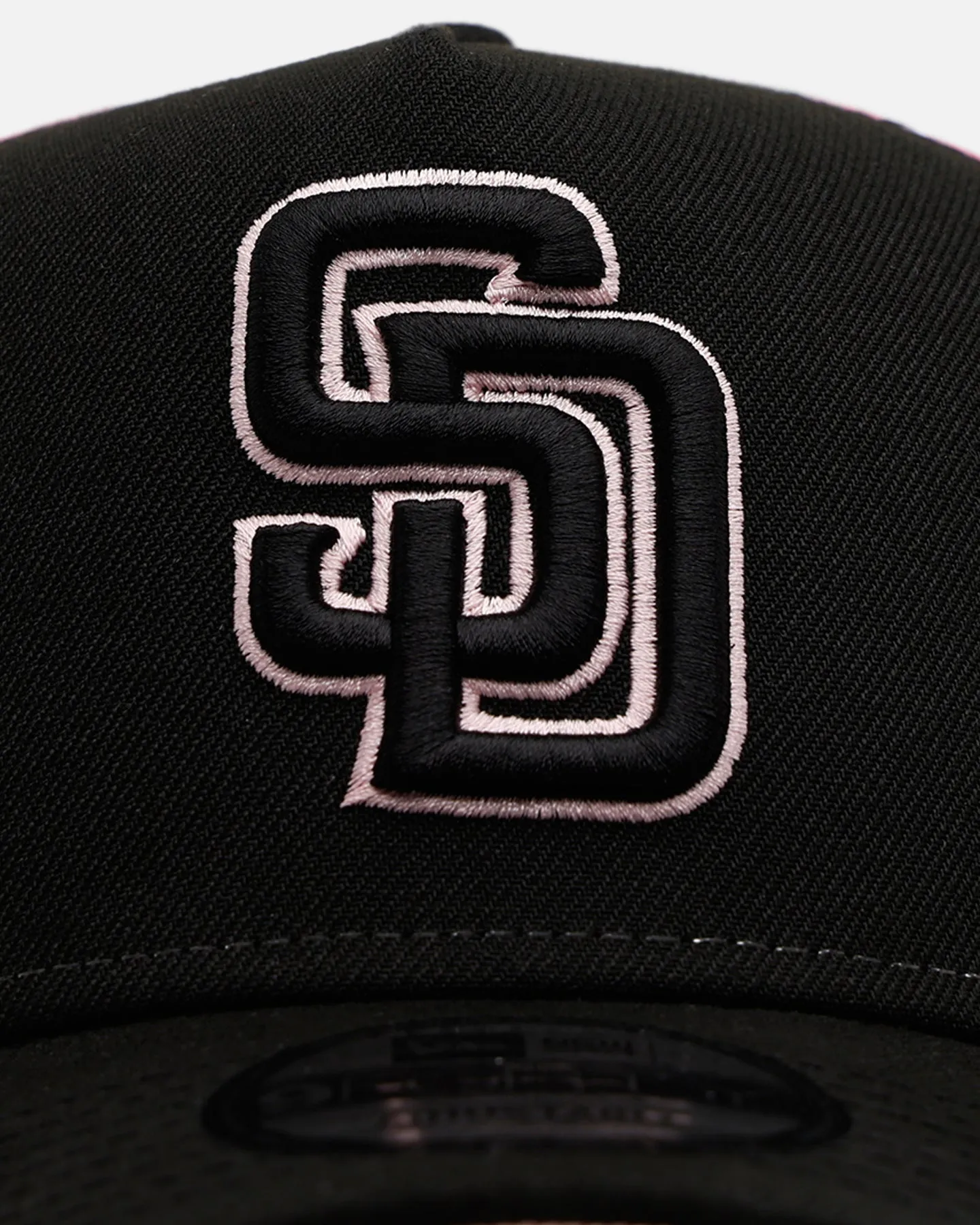 New Era San Diego Padres 'Thoughtful' 9FORTY A-Frame Trucker Snapback Black/Pink sold by Culture Kings product image thumbnail 5