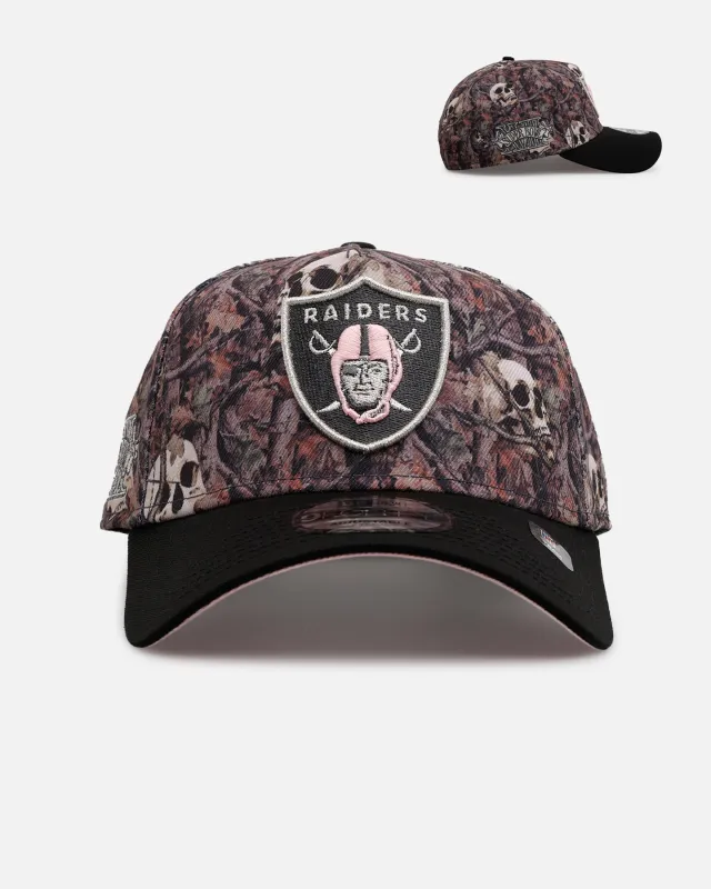 New Era Las Vegas Raiders 'Camo Skulls' 9FORTY A-Frame Snapback Camo sold by Culture Kings