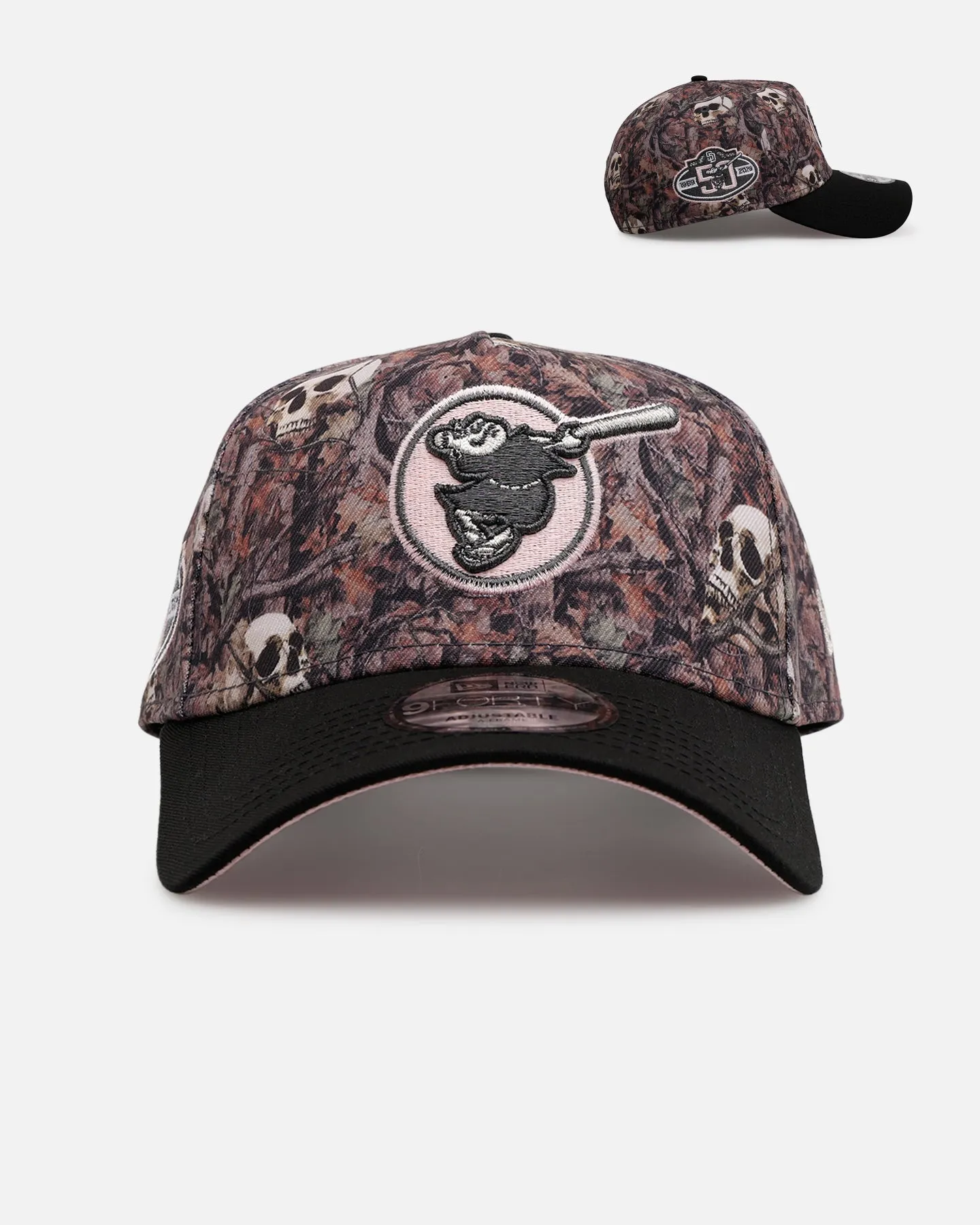 New Era San Diego Padres 'Camo Skulls' 9FORTY A-Frame Snapback Camo sold by Culture Kings