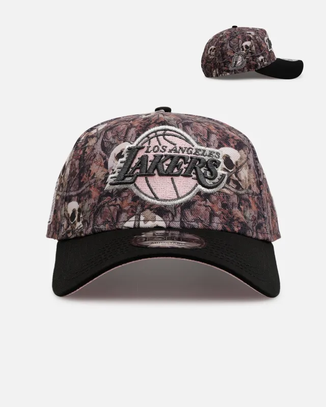 New Era Los Angeles Lakers 'Camo Skulls' 9FORTY A-Frame Snapback Camo sold by Culture Kings