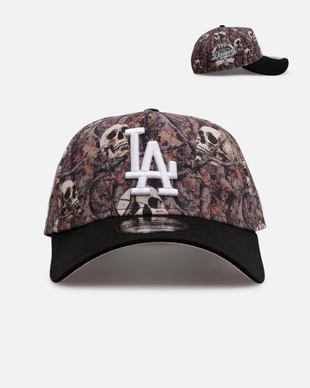 New Era Los Angeles Dodgers 'Camo Skulls' 9FORTY A-Frame Snapback Camo sold by Culture Kings