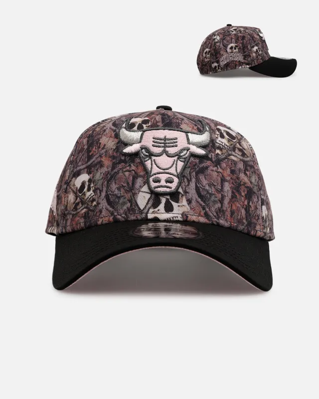 New Era Chicago Bulls 'Camo Skulls' 9FORTY A-Frame Snapback Camo sold by Culture Kings