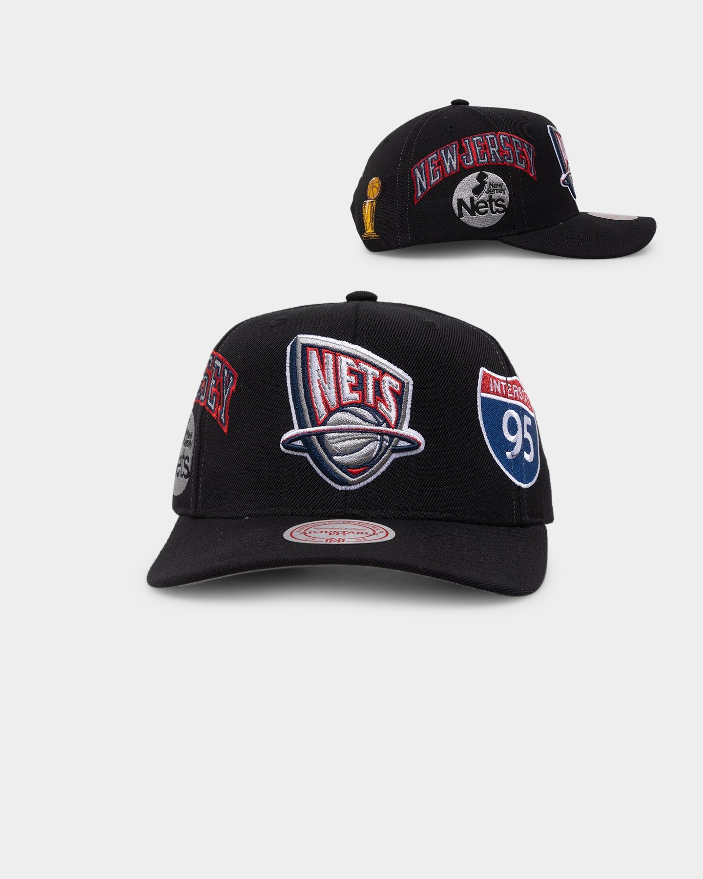 Mitchell & Ness Brooklyn Nets 'Highway' Pro Crown Snapback Black sold by Culture Kings