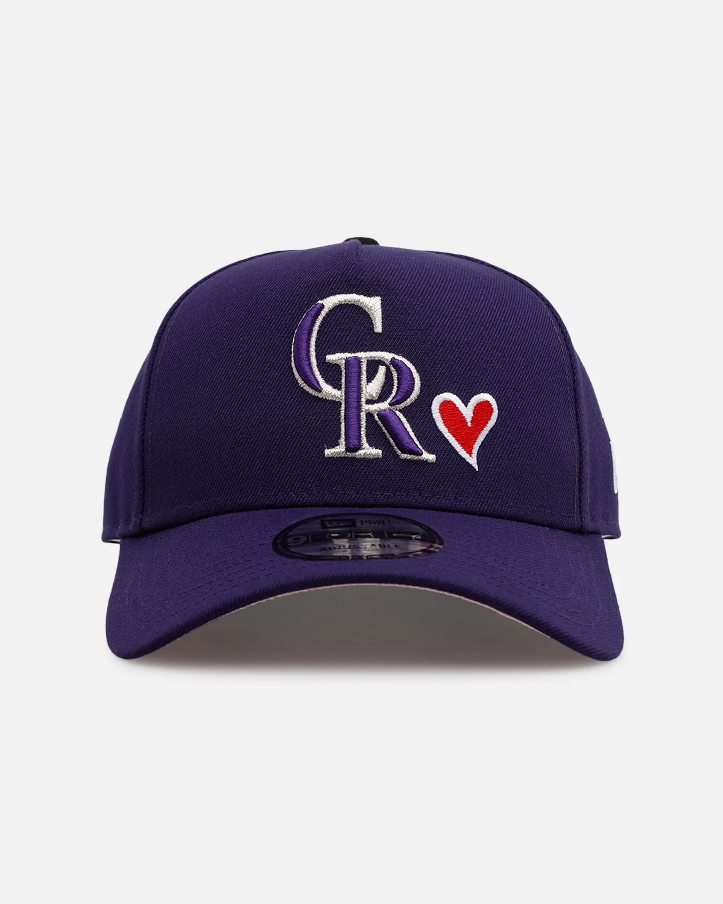 New Era Colorado Rockies 'Team Color Hearts' 9FORTY A-Frame Snapback Official Team Color sold by Culture Kings