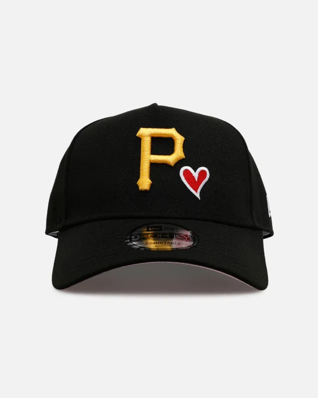 New Era Pittsburgh Pirates 'Team Color Hearts' 9FORTY A-Frame Snapback Official Team Color sold by Culture Kings