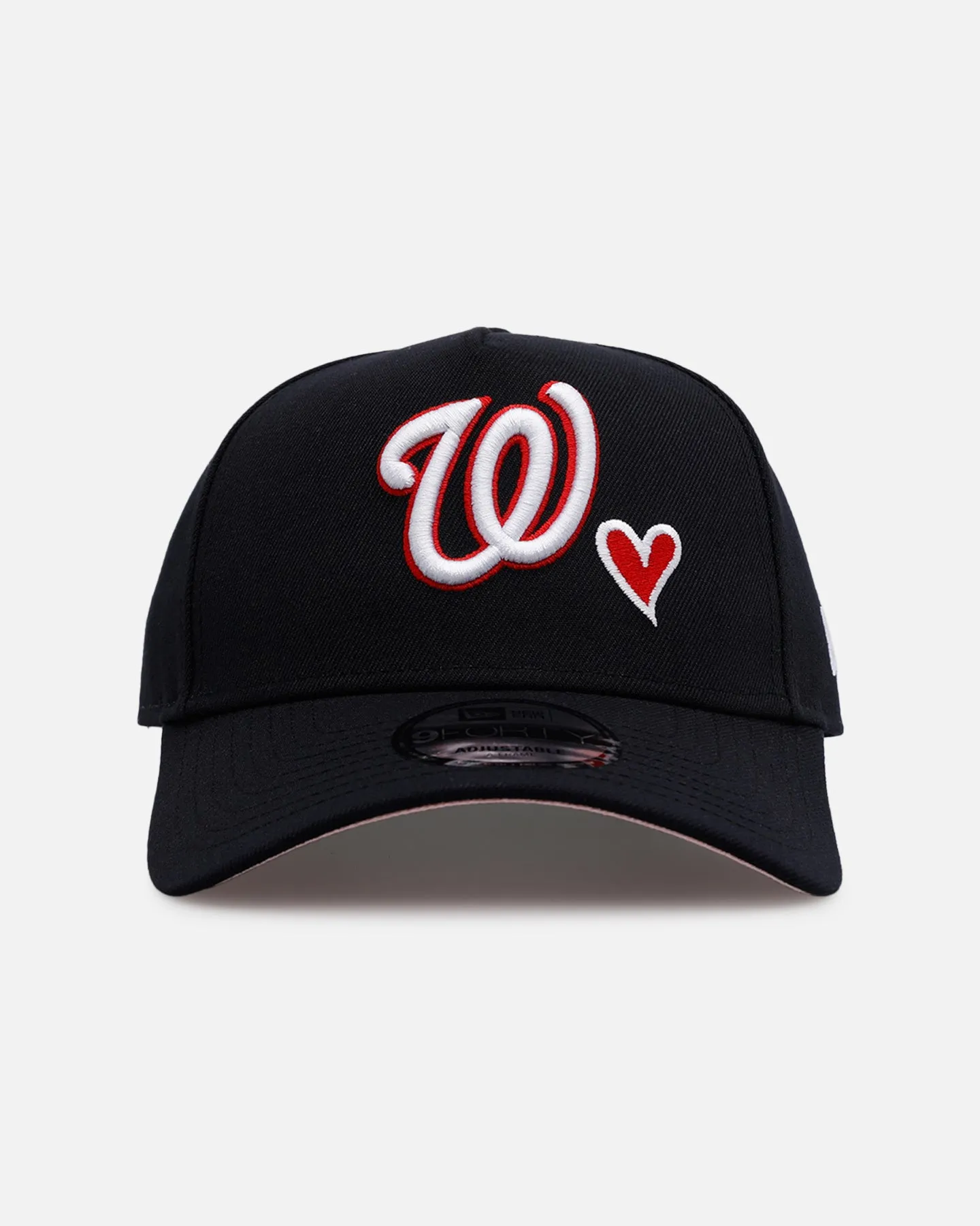 New Era Washington Nationals 'Team Color Hearts' 9FORTY A-Frame Snapback Official Team Color sold by Culture Kings