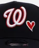 New Era Washington Nationals 'Team Color Hearts' 9FORTY A-Frame Snapback Official Team Color sold by Culture Kings