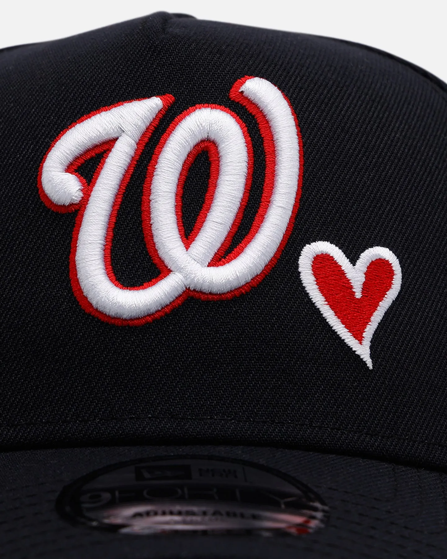 New Era Washington Nationals 'Team Color Hearts' 9FORTY A-Frame Snapback Official Team Color sold by Culture Kings product image thumbnail 5