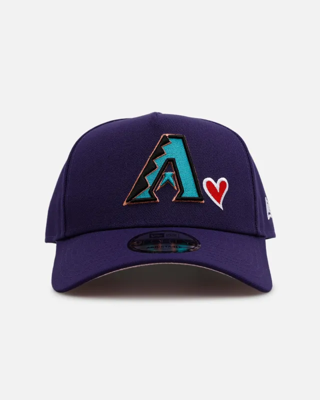 New Era Arizona Diamondbacks 'Team Color Hearts' 9FORTY A-Frame Snapback Official Team Color sold by Culture Kings