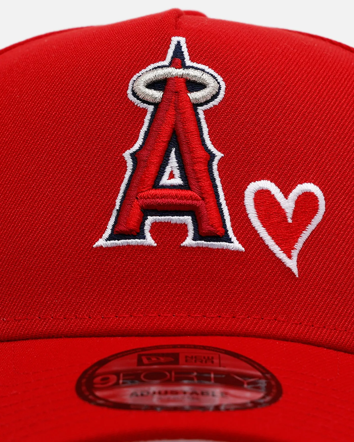 New Era Los Angeles Angels 'Team Color Hearts' 9FORTY A-Frame Snapback Official Team Color sold by Culture Kings product image thumbnail 5